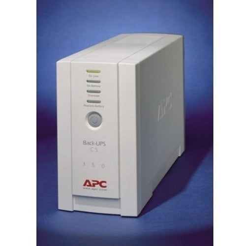 APC BK350 Back-UPS CS 350VA, 120V, NEMA Outlets, 4-Surge, Beige