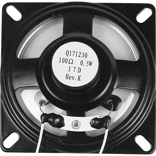 Viking Q171230 2.5" Square 100 Ohm Speaker, 26 AWG Wires (Replaces Q170200)