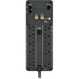 APC BR1000MS Pro 1000S Back-UPS, 1000VA, SineWave, 10-Outlets, 2-USB Charging Ports, AVR, LCD interface