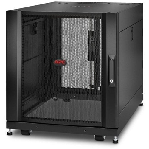 APC AR3003 APC AR30003 NetShelter SX Server Rack Enclosure 25.9"H 23.6"W 35.4"D, 12U, Black