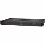 APC SC500RM1U Smart-UPS Line Interactive 4-NEMA 5-15R Outlets, 1U RMS, 500VA, 120V, Black