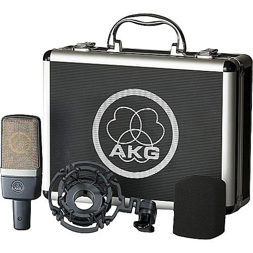 AKG 3185X00010 C214 Large-Diaphragm Cardioid Condenser Microphone