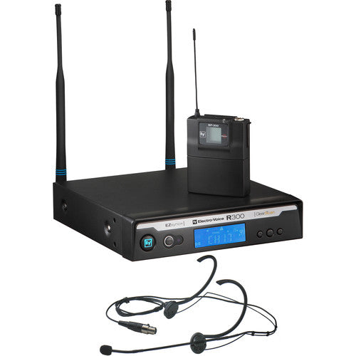 Electro-Voice R300-E Wireless Omnidirectional Headset Microphone System (C: 516 to 532 MHz) F.01U.306.184