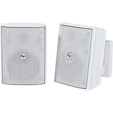 Electro-Voice EVID-S4.2T 4" 2-Way 70/100V Commercial Loudspeaker (Pair, White) F.01U.332.733