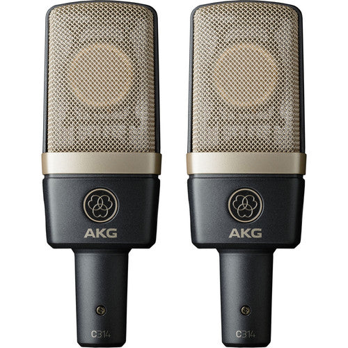 AKG 3386X00110 C314 Multi-Pattern Condenser Microphone (Matched Pair)