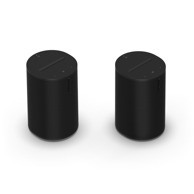 Sonos B2E1PROUS1BKHB Era 100 Pro Smart Speaker Set, 2-Piece, Black