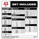 MILWAUKEE  48-32-4033 SHOCKWAVE 43 Piece Auto Impact Set