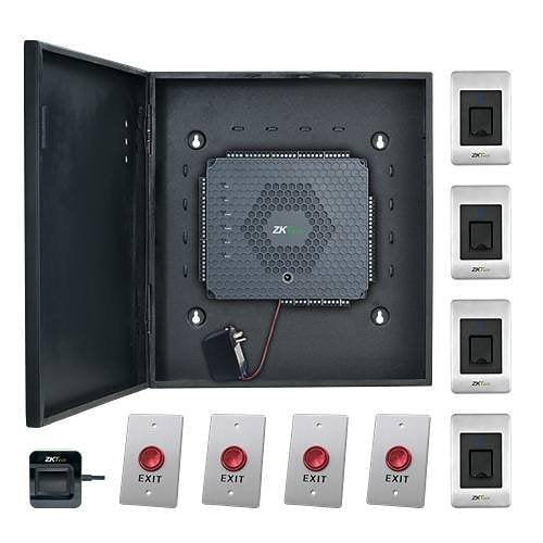 ZKTeco ATLAS460-4 DOOR KIT 4-Doors Biometric Access Control Panel