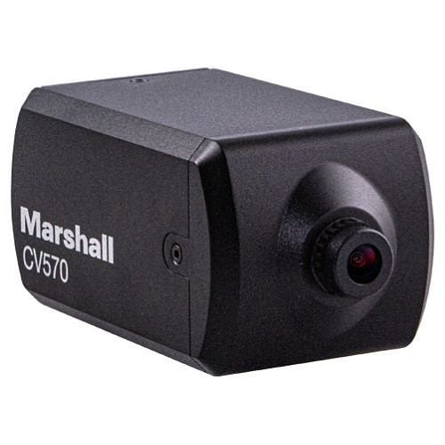 Marshall CV570 2MP Miniature POV Camera, NDI|HX3 and HDMI, 4mm Lens