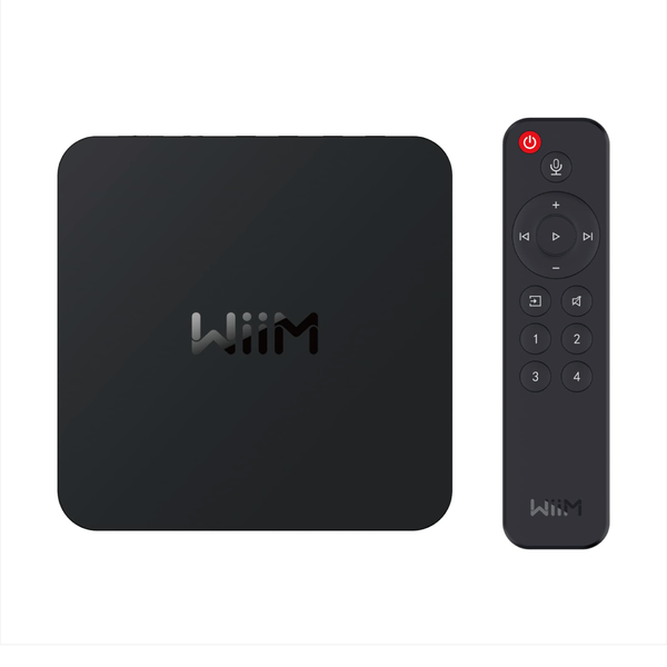 WiiM Pro Plus AirPlay 2 Receiver, Chromecast Audio, Multiroom Streamer with Premium AKM DAC, Voice Remote, Works with Alexa/Siri/Google, Stream Hi-Res Audio from Spotify, Amazon Music, Tidal and More