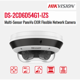 IN STOCK! Hikvision PanoVu DS-2CD6D54G1-IZS 20MP Outdoor Multisensor Network Dome Camera with Four 2.8-8mm Lenses & Night Vision