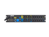 Eaton EMAU06-10 Managed rack PDU, 2U, L6-30P input, 5.76 kW max, 200-240V, 24A, 10 ft cord, Single-phase, Outlets: (12) C13, (4) C19 - Switched - NEMA L6-30P - 12 x IEC 60320 C13, 4 x IEC 60320 C19