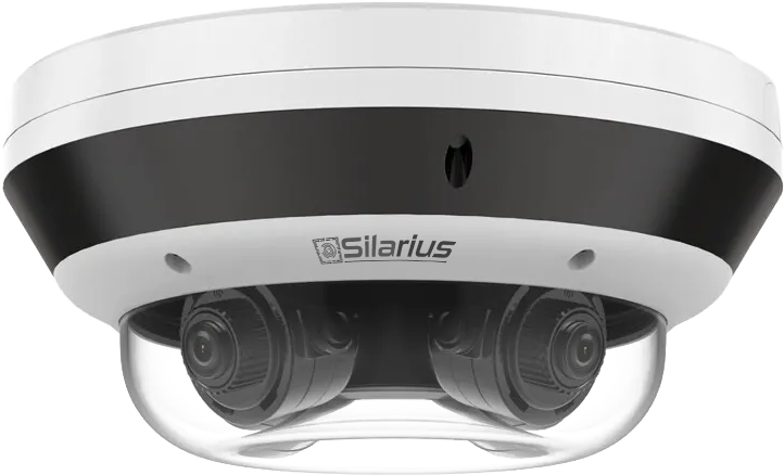 Silarius Pro Series SIL-MSD16MP288 16MP Outdoor Multisensor Network Dome Camera with Four 2.8-8mm Lenses & Night Vision