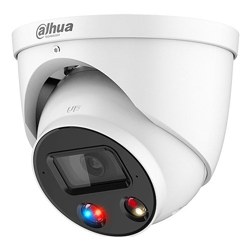 Dahua N43BU83 Lite-Series 4MP IR Turret Camera, 3.6mm Fixed Lens, White