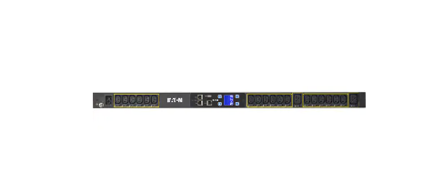 Eaton EMI103-10 Metered Input rack PDU, 0U, L6-20P, C20 input, 3.84 kW max, 100-240V, 16A, 10 ft cord, Single-phase, Outlets: (18) C13 Outlet grip, (2) C19 Outlet grip - IEC 60320 C20