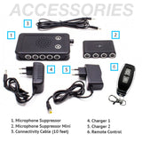 PBN-TECH MSK – Microphone Suppression Kit – Muti-Directional Ultra Sonic Suppressor – Microphone Defeater