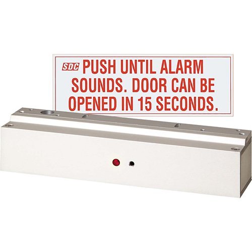 SDC 1581SNDV 1581S Series Mini Integrated Delayed Egress Lock, NFPA 101, Fixed 15-Second Egress Delay , Dull Aluminum