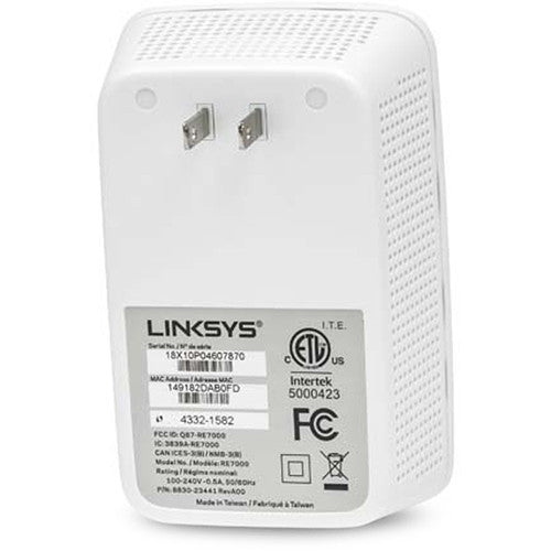 Linksys® RE7000 MAX-STREAM™ AC1900+ Wi-Fi Range Extender