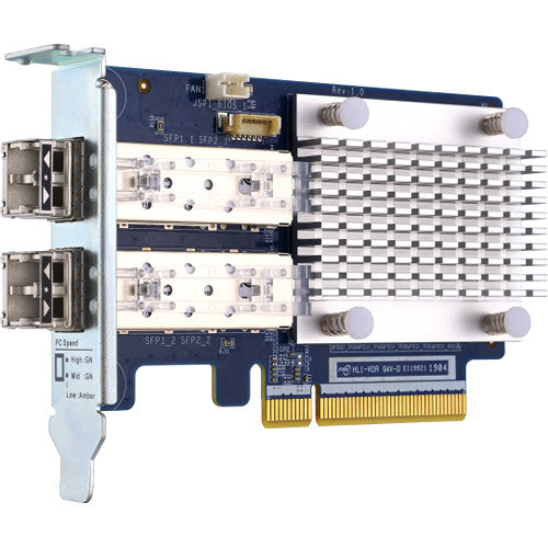 QNAP QXP-16G2FC Dual-Port 16Gb SFP+ Fiber PCIe Expansion Card