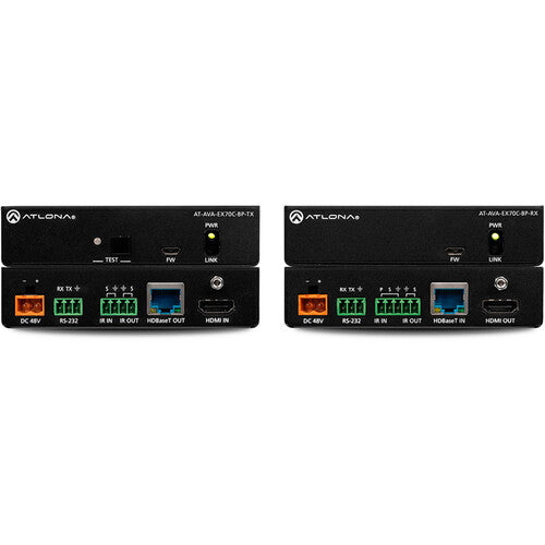 Atlona® AT-AVA-EX70C-BP-KIT Avance 4K/UHD HDMI Transmitter and Receiver Kit w/RS-232 and IR pass