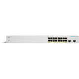 Cisco CBS220-16P-2G 16-Port Gigabit PoE-Compliant Managed Network Switch with SFP