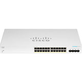 Cisco CBS220-24P-4G 24-Port Gigabit PoE+ Compliant Managed Network Switch with SFP