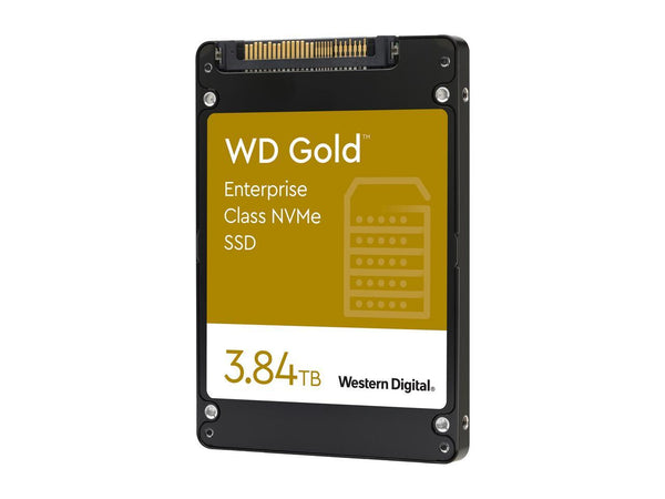 WD Gold WDS384T1D0D 2.5" U.2 3.84TB PCI-Express 3.1 x4, NVMe 1.3 Enterprise Solid State Drive