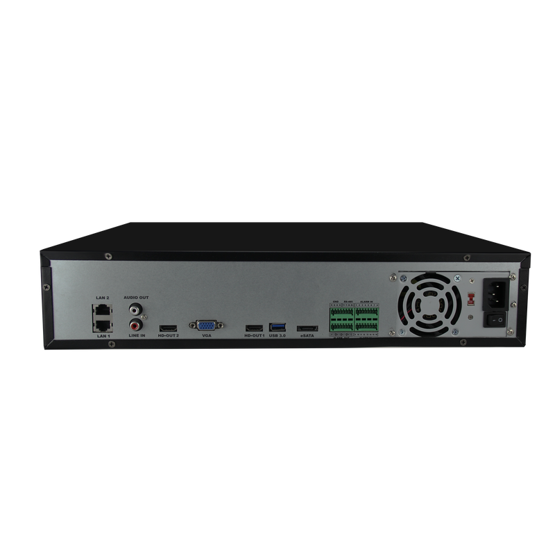 Silarius Pro Series SIL‐NVR64CH8 64CH 4K NVR Gigabit, 8TB HDD