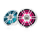 Fusion® 010-02432-10 Signature Series 3 6.5" 230 Watt Coaxial Sports White Marine Speakers (Pair) with CRGBW LED Lighting