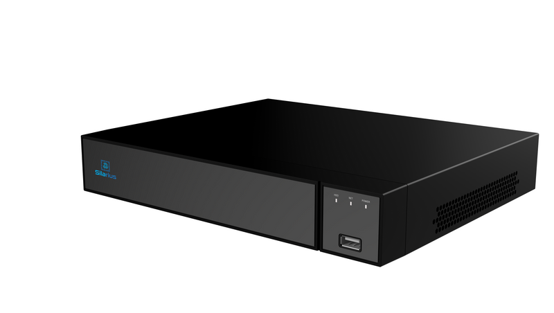 Silarius Pro Series SIL-NVR4CHPOE6 9CH total, 4-Channels 4K POE NVR Gigabit, NVR, 6TB HDD