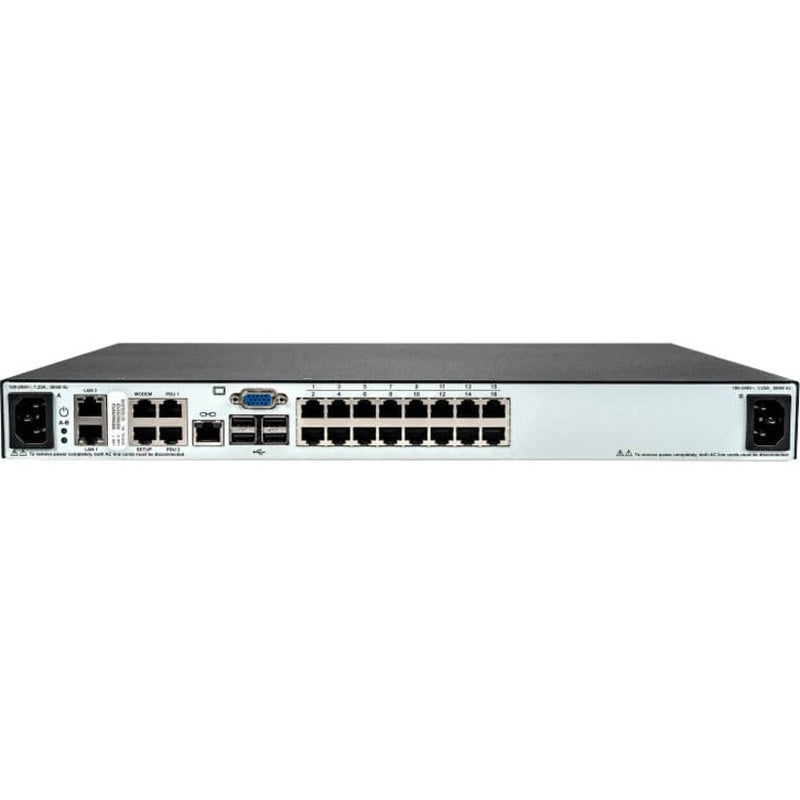 Vertiv MPU2016DAC-400 Avocent MPU KVM Switch | 16 port | 2 Digital Path | Dual AC Power TAA