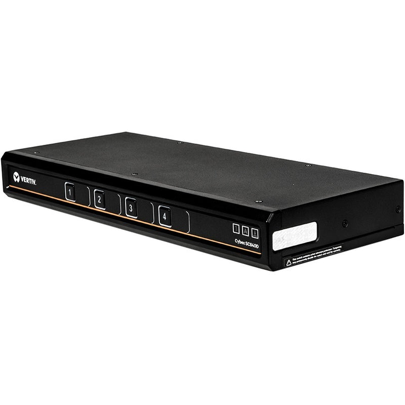 Vertiv SC845-001 Cybex SC800 Secure KVM | 4 Port | Secure Desktop KVM Switch