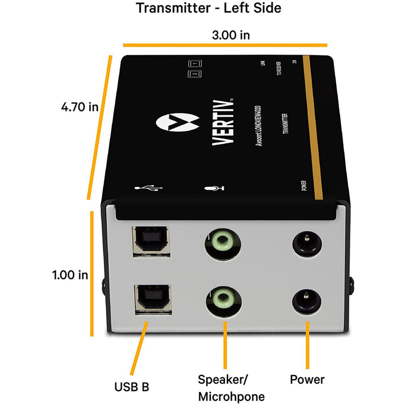 Vertiv LV4020P-001 Avocent LV4000 | IP KVM Extender | DVI, USB, Audio