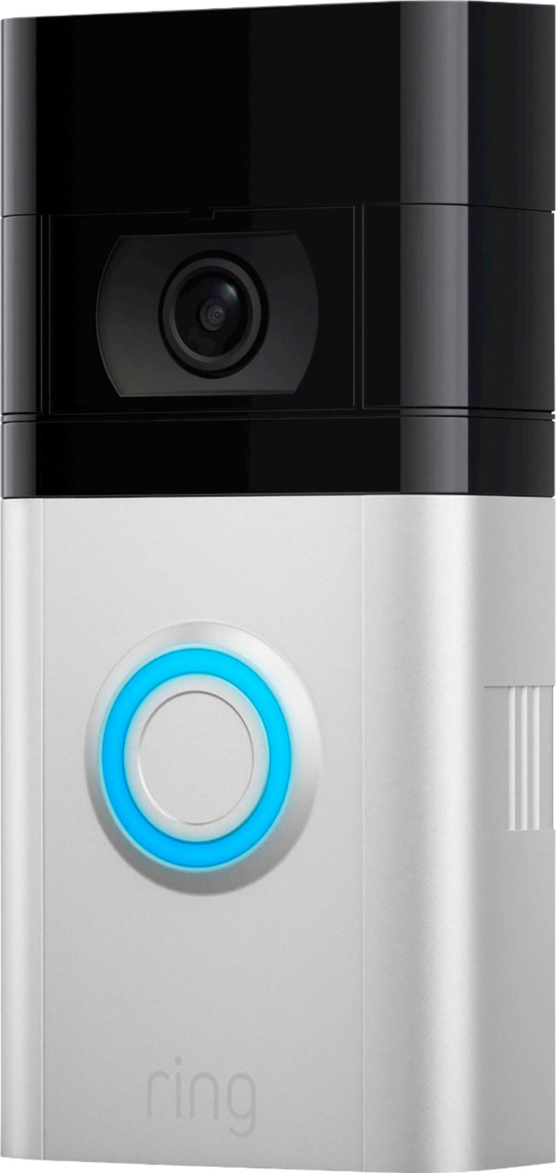 Ring - Video Doorbell 4 - Smart Wi-Fi Video Doorbell - Wired/Battery Operated - Satin Nickel