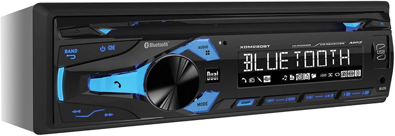 Dual XDM280BT Single-DIN in-Dash CD Receiver with Bluetooth