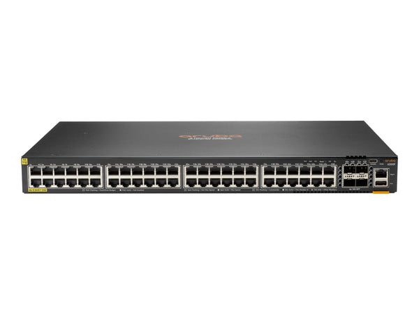 HPE Aruba JL728A#ABA JL728A 6200F 48G Class4 PoE 4SFP+ 740W Switch - 48 Ports - Manageable - 3 Layer Supported - Modular - Twisted Pair, Optical Fiber - PoE Ports