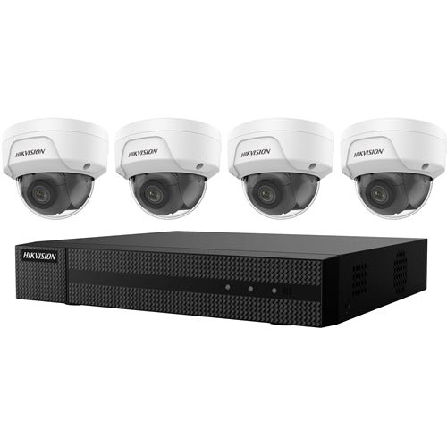 Hikvision EKI-K41D44 4K NVR 4- 4MP outdoor dome Camera Kits