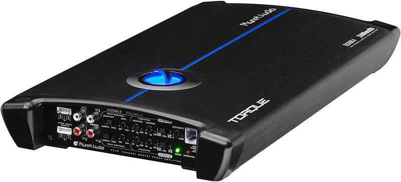 Planet Audio TR2400.4 Torque Series 4CH Full-Range Class AB Amp (2,400 Watts)