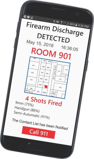 Safe Zone 711-1050 WiFi Gunfire Detector - Pack of 10