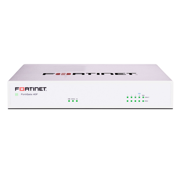 Fortinet FortiGate FG-40F Network Security/Firewall Appliance - 5 Port - 10/100/1000Base-T - Gigabit Ethernet - 5 x RJ-45 - Wall Mountable