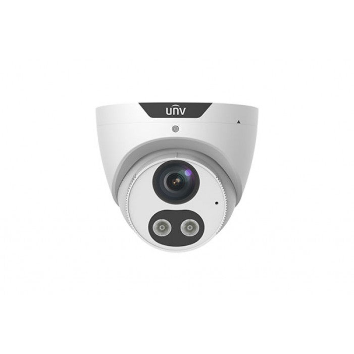 Uniview IPC3615SB-ADF28KMC-I0 5 Megapixel HD Light and Audible Warning Eyeball Camera with 2.8mm Lens