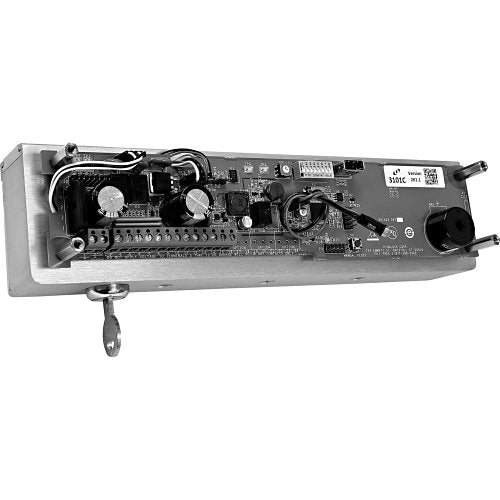 Dynalock 3101C-R Delay Egress Controller Mounted in 12”x12”x6” Weatherproof Enclosure with Mounted Alarm Horn