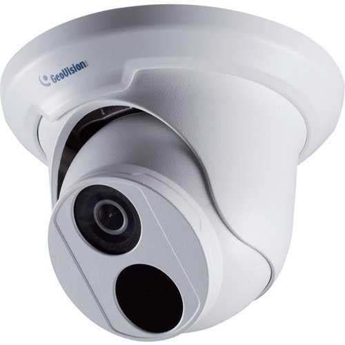 GeoVision GV-EBD4701 4MP H.265 Super Low Lux WDR Pro IR Turret Dome IP Camera, 2.8mm Lens