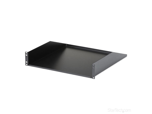 StarTech.com CABSHELFHD HEAVY DUTY 2U Fixed Sever Rack Mount Shelf - 56kg (125lbs)