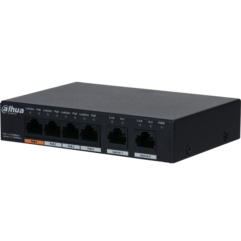 Dahua DH-PFS3006-4GT-60 4-port PoE Gigabit Ethernet Switch