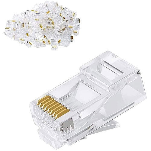 Silarius SIL-RJ45CAT6 UTP CAT6 RJ45 Plastic Plug (100-PACK)