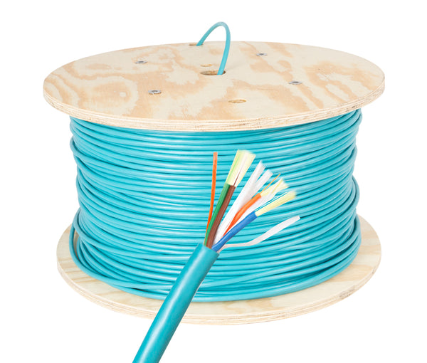 Cleerline 4B50125OM3P 4 Strand Breakout Fiber Optic Cable - 1000 Ft