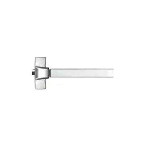 SDC S6101PU36E Rim Mount Panic Exit Device for 36" Opening, Electric Latch Retraction, Stainless Steel