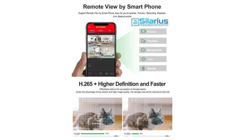 Silarius SIL-DWIFI5MP8 Outdoor IP67 WiFi mini Dome 5MP, 8mm lens (NDAA Compliant)