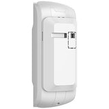 AJAX 42821.84.WH3 Wireless Outdoor Motion Detector with Visual Alarm Verification, Anti-Masking, and Pet Immunity, White